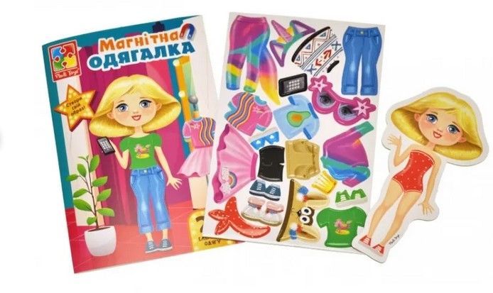 Магнітна гра одягалка 'Trendy girl', Vladi Toys VT3204-32 VT3204-32 фото
