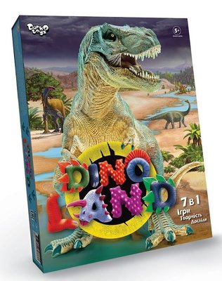 Настільна гра "Dino Land 7в1", Danko Toys, DL-01-01U DL-01-01U фото