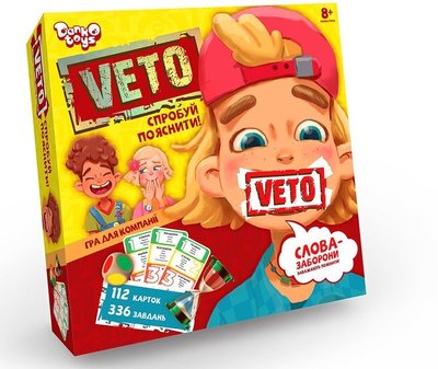 Настільна гра "Veto", Danko Toys, VETO-01-01U VETO-01-01U фото
