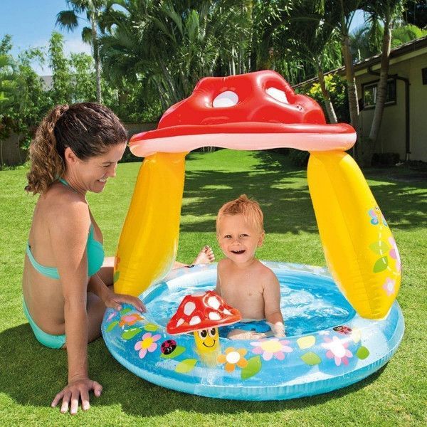 Дитячий надувний басейн "Гриб" 102 х 89 см, Intex, 57114 57114 фото