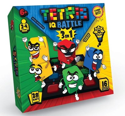 Настільна гра "Tetris IQ Battle 3в1", Danko Toys, G-TIB-02U G-TIB-02U фото