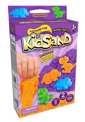Кінетичний пісок "Kidsand" 2 формочки, 200г, Danko Toys, KS-05-08U KS-05-08U фото