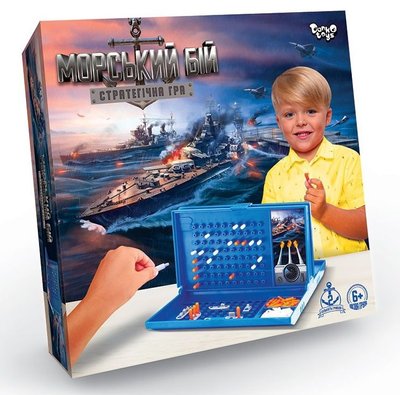 Настільна гра "Морський бій", Danko Toys, G-MB-01U G-MB-01U фото