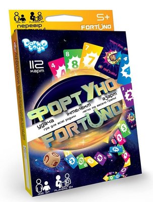 Настільна гра «Фортуно-Fortuno» 112 карт, Danko Toys, UF-03-01 UF-03-01 фото