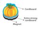 Набір магнітів з дошкою Овочі та фрукти, Vladi Toys RK2090-06 RK2090-06 фото 3