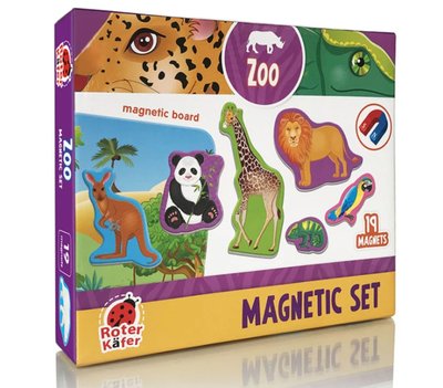 Набір магнітів з дошкою Зоопарк, Vladi Toys RK2090-02 RK2090-02 фото
