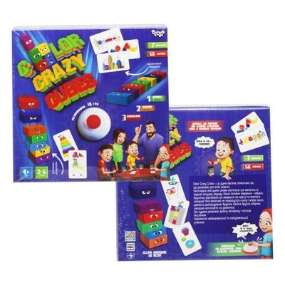 Настільна гра "Color Crazy Cubes", Danko Toys ,CCC-02-01U CCC-02-01U фото