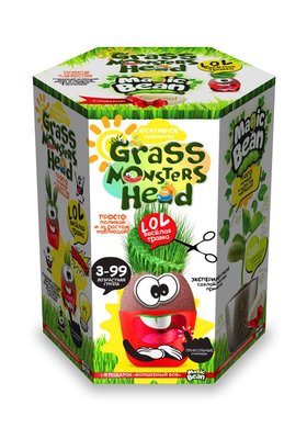 Набір креативної творчості "Grass Monsters Head", Danko Toys, GMH-01-04U GMH-01-04U фото