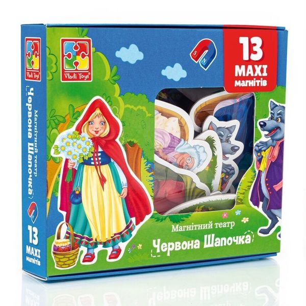 Магнітний театр «Червона Шапочка», Vladi Toys VT3206-52 VT3206-52 фото