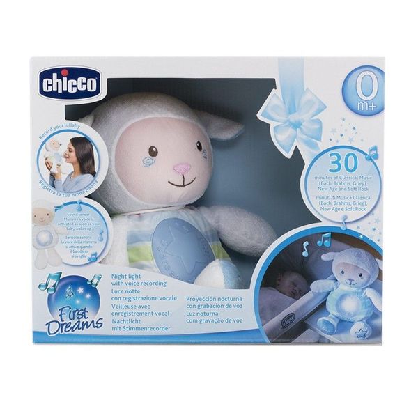 Іграшка - нічник "Овечка" блакитна Chicco, 909020 909020 фото