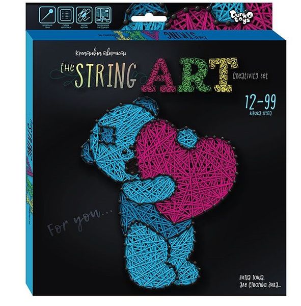 Набір креативної творчості "The String Art", Danko Toys, STRA-01-05U STRA-01-05U фото