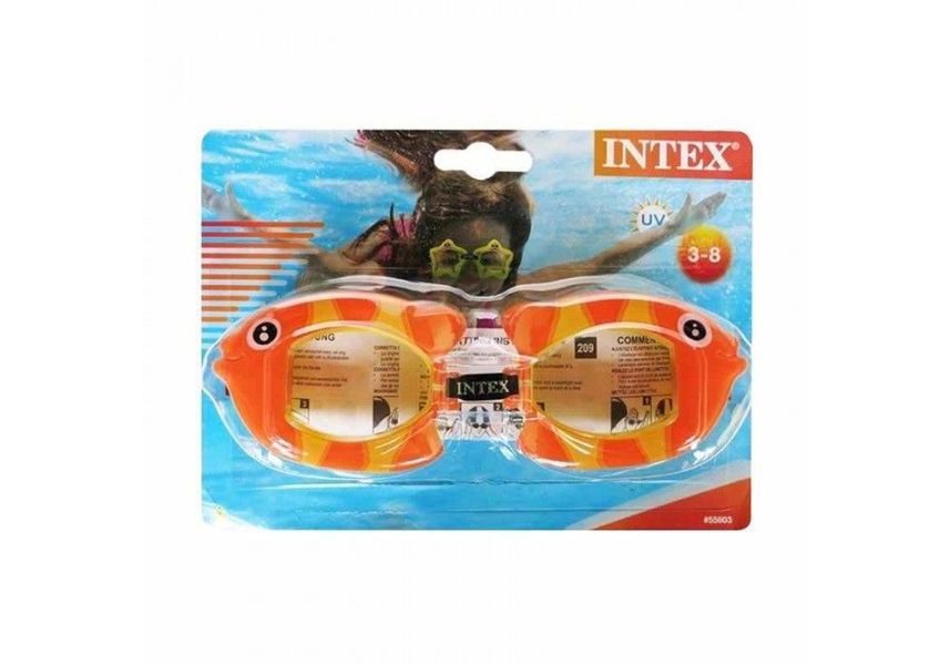 Дитячі окуляри для плавання "Рибки" 3-8 років, Intex, 55603 55603 фото