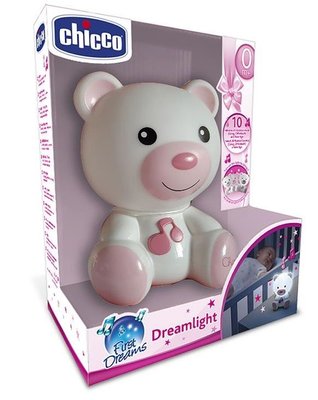 Нічник "Ведмежатко Dreamlight" рожевий, Chicco, 09830.10 09830.10 фото