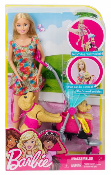 Ігровий набір Barbie "Цуценята на прогулянці", Mattel, CNB21 CNB21 фото