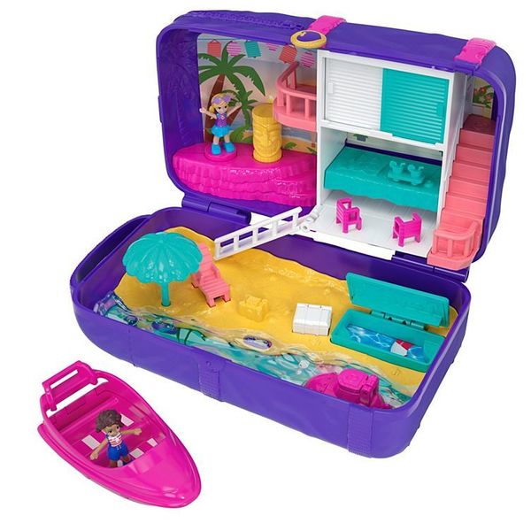 Ігровий набір Polly Pocket "Відпочинок на пляжі", Mattel, FRY39/FRY40 FRY40 фото