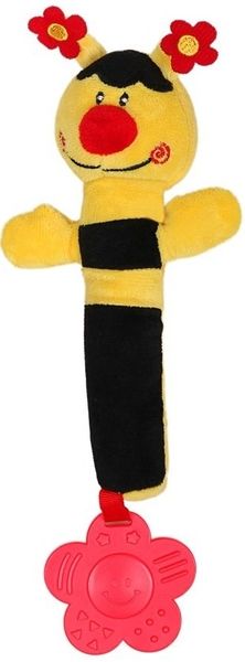 Іграшка-пищалка з прорізувачем "Бджілка" мала, 993R 993R фото