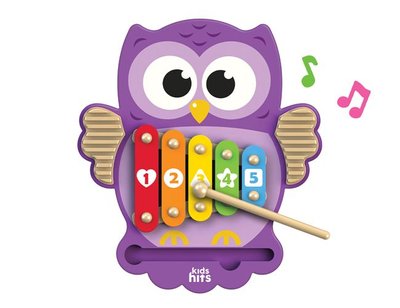 Дерев'яна іграшка-ксилофон Сова, Kids hits KH20/019 KH20/019 фото