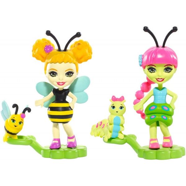 Міні-ляльки Enchantimals Гусениця Кей і Беатрис Бджілка, Mattel, FXM86/FXM88 FXM88 фото