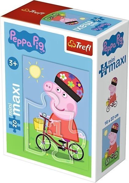 Пазл Trefl Maxi mini "Пеппа на велосипеді", 21002 21002 фото