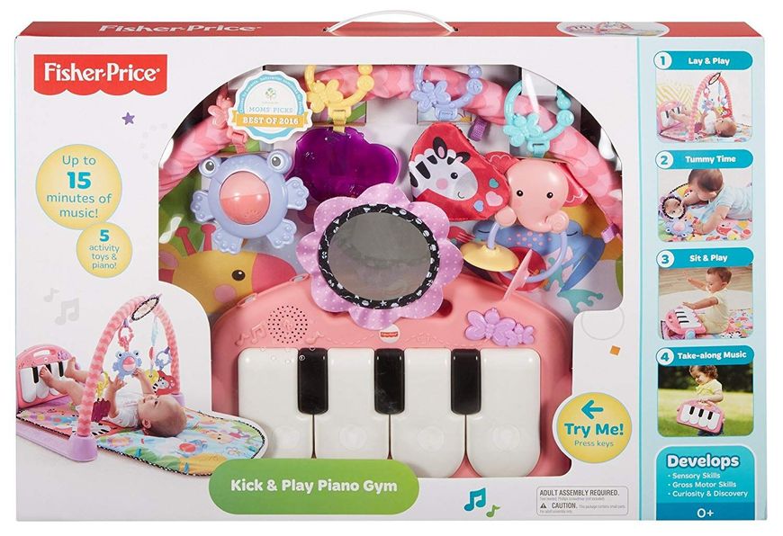 Килимок ігровий центр «Піаніно» рожевий, Fisher-Price, BMH48 BMH48 фото