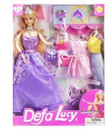 Лялька з нарядами (в фіолетовому), Defa, 8269 8269d фото