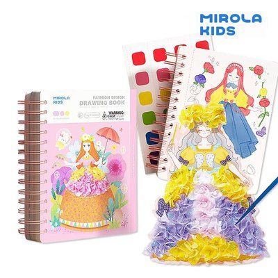 Книга для творчості та дизайну з тканини Казкові принцеси, Mirola kids MK95423 MK95423 фото