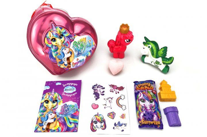Набір для дитячої творчості 5в1 світло-рожевий "Danko Toys Pony Love" Danko Toys, BPS-01-02 BPS-01-02d фото