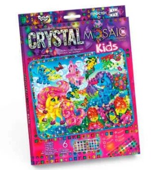 Набір креативної творчості "Мозаїка з кристалів", Danko Toys, CRMk-01-01 CRMk-01-01 фото