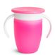 Чашка непроливна Munchkin Miracle® 360° з кришкою, 207 мл (рожева) 051855 фото 4