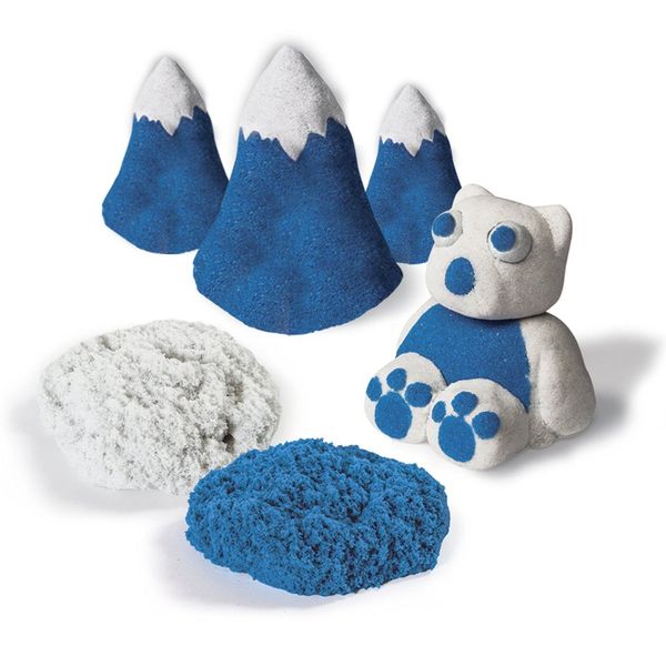 Набір для творчості Kinetic Sand блакитний та білий 2х227 г, 71428WB 71428WB фото