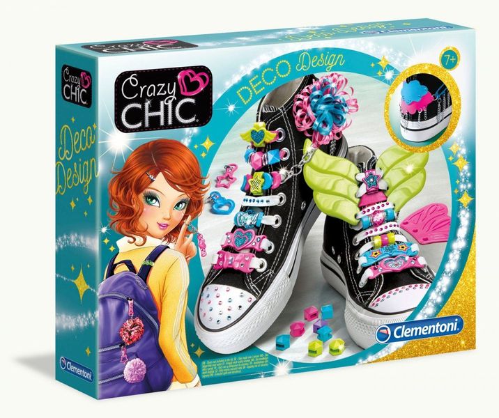 Прикраси для взуття Crazy Chic, Clementoni, 78524 78524 фото