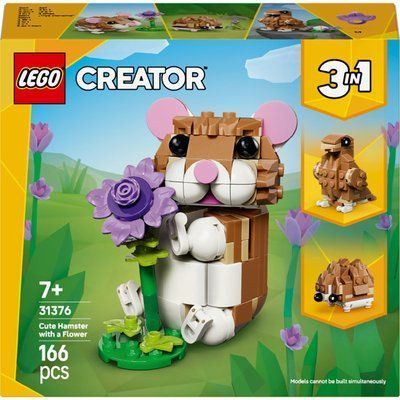 Конструктор LEGO Creator Чарівний хом'як з квіткою, 31376 31376 фото