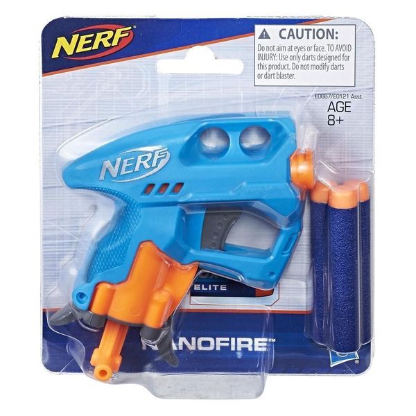 Бластер Nerf NanoFire синій, Hasbro, E0121/E0667 E0667 фото