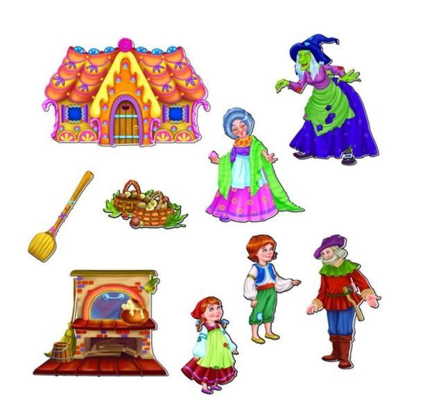 Гра настільна "Магнітний театр. Пряникова хатинка", Vladi Toys VT3206-54 VT3206-54 фото