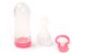 Пляшка силіконова для годування рожева, Lindo, A28 A28d фото 2