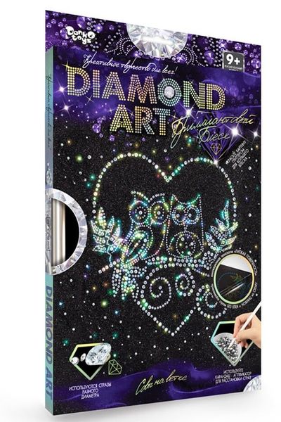 Набір креативної творчості "DIAMOND ART", Danko Toys, DAR-01-03 DAR-01-03 фото