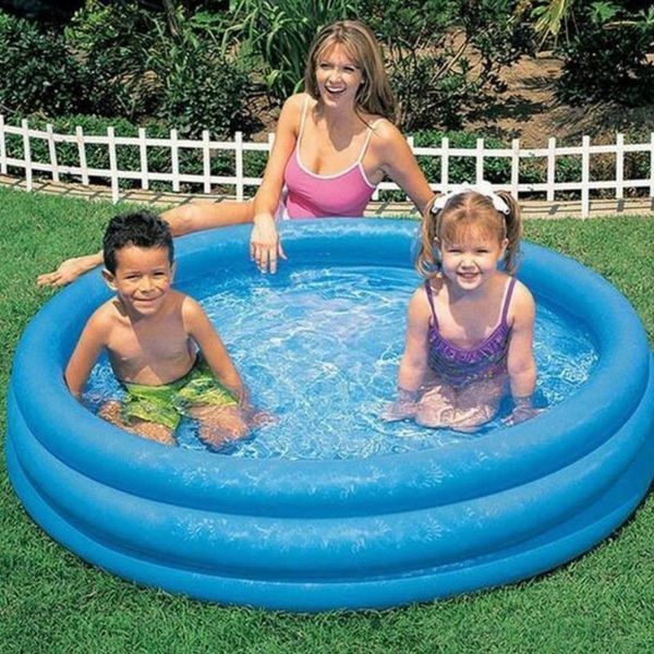 Дитячий надувний басейн "Синій кристал" 147х33см, Intex, 58426 58426 фото