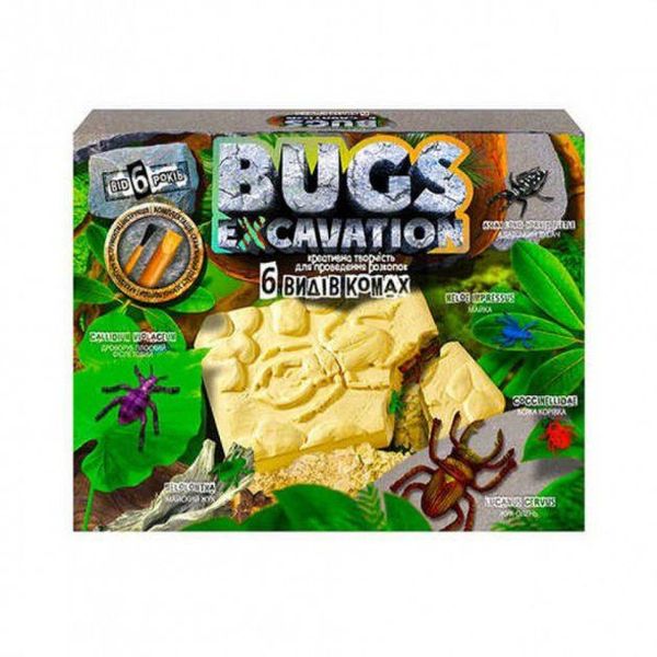Набір креативної творчості для проведення розкопок "Bugs Excavation", Danko Toys, BEX-01-06 BEX-01-06 фото