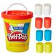 Ігровий набір Велике відерце пластиліну 4 кольори 896 грам Play-Doh, E5045 E5045 фото 1