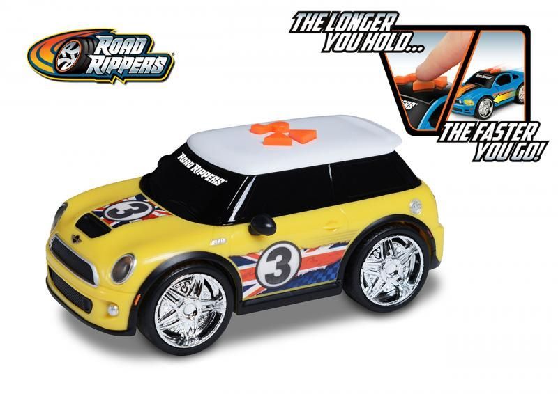 Автомобіль зі звуком, Жовтий Mini Cooper, Toy State, 33121 33121d2 фото