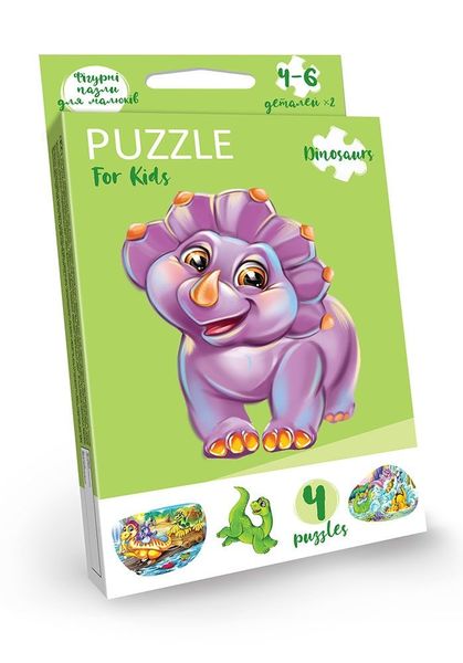 Puzzle для малюків (4 пазли), Danko Toys, PFK-06 PFK-06 фото