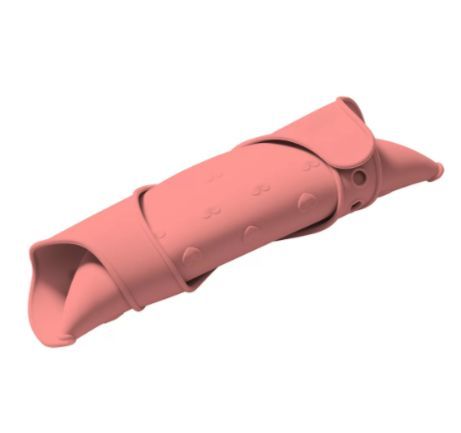 М'який силіконовий нагрудник з регульованою застібкою рожевий, Babyono, 829/04 829/04 фото