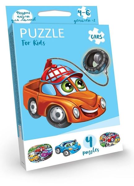 Puzzle для малюків (4 пазли), Danko Toys, PFK-08 PFK-08 фото