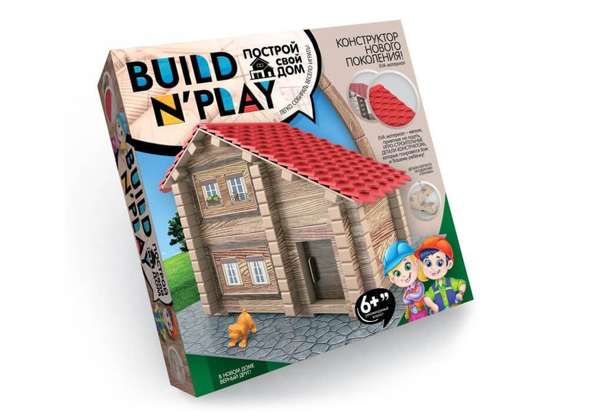 Конструктор нового покоління "Build'n'play. Будинок", Danko Toys, BNP-01-01 BNP-01-01 фото