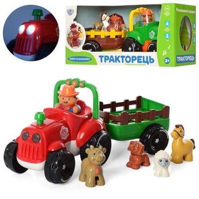 Дитяча музична іграшка Тракторець, Limo Toy, M 5572 M 5572 фото