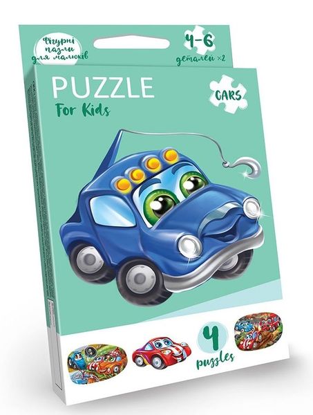 Puzzle для малюків (4 пазли), Danko Toys, PFK-07 PFK-07 фото