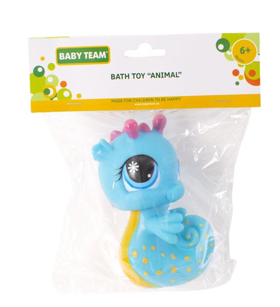 Іграшка для ванни "Звірятко" Морський коник, Baby Team, 9020 9020d3 фото