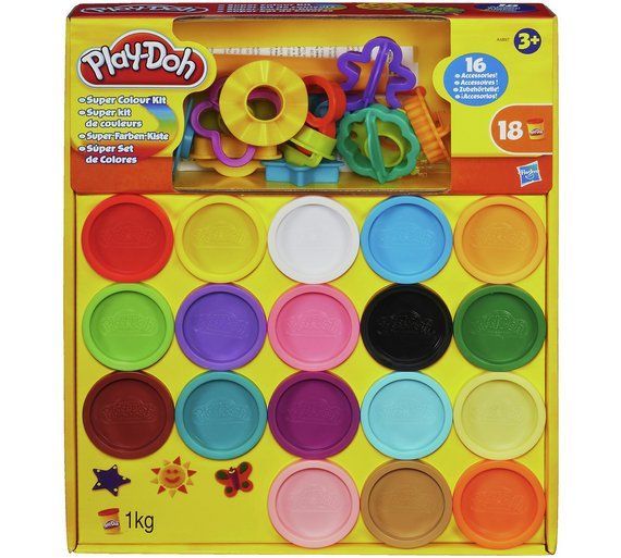 Набір для ліплення Play-Doh 18 баночок з аксесуарами, A4897 A4897 фото