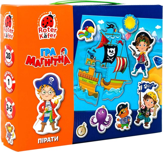 Магнітна гра “Пірати”, Vladi Toys, VT3703-02 VT3703-02 фото