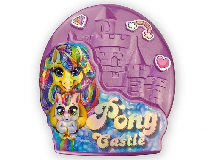 Набір для дитячої творчості рожевий Замок Поні Pony Castle Danko Toys, BPS-01-01 BPS-01-01 фото